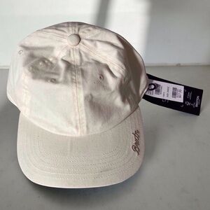 Brixton Script Logo Dad Hat Ivory Cream Adjustable One Size Men's NWT